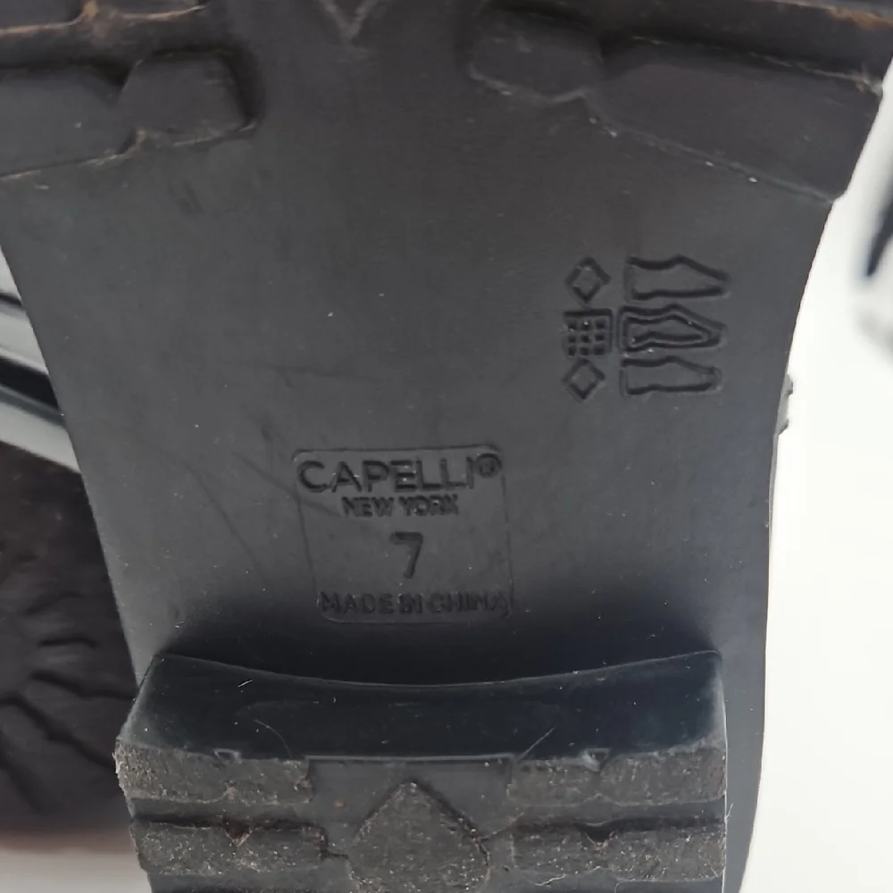 Capelli of New York Black Quilted Rain Boots